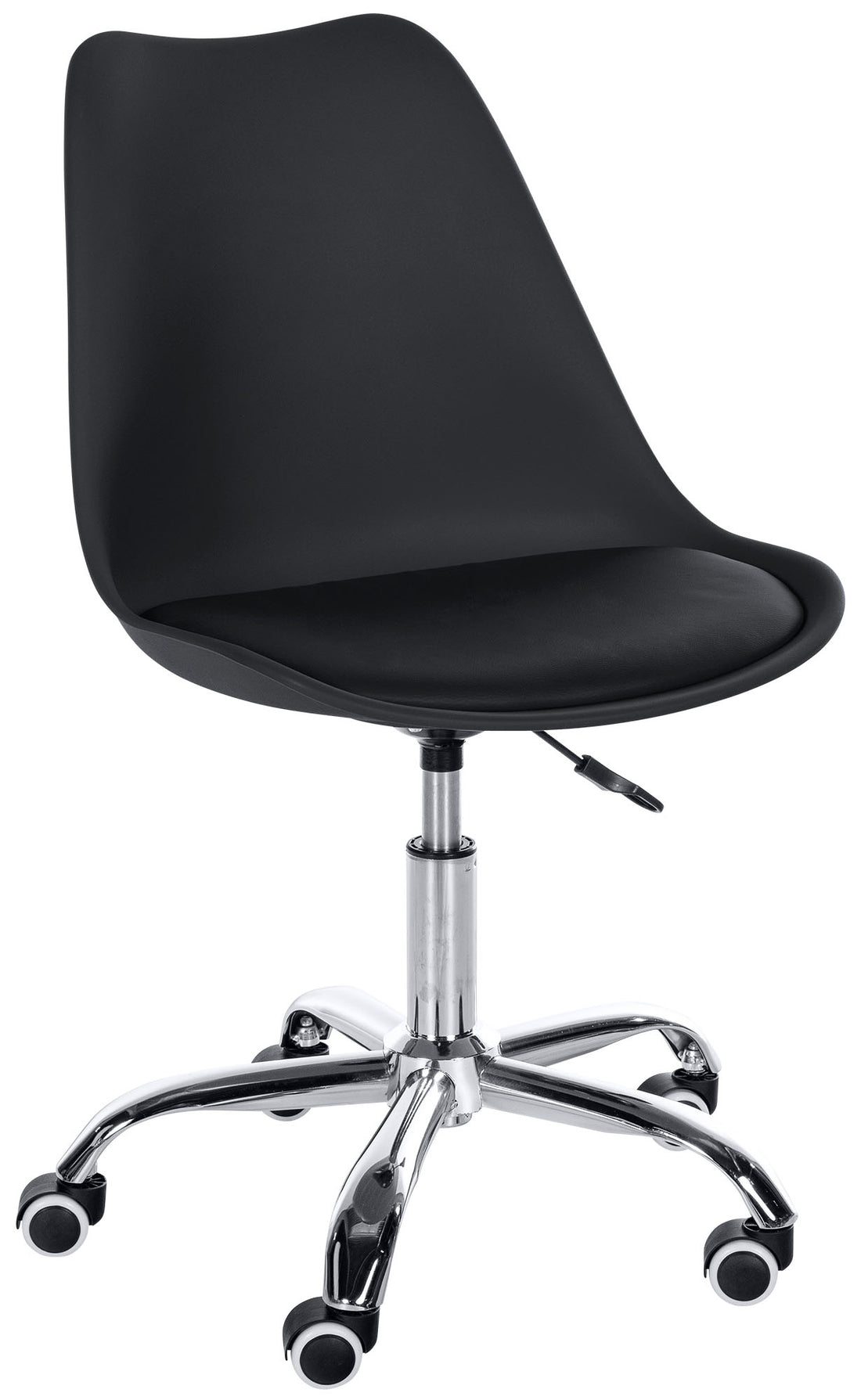 Werkkruk - Draaistoel - Verstelbare Hoogte en Ergonomisch Ontwerp Kleur wit