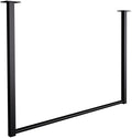 Kledingstang 80x60 cm - Kapstok - Duurzaam Gepoedercoat Staal, Draagkracht tot 50 kg Kleur zwart