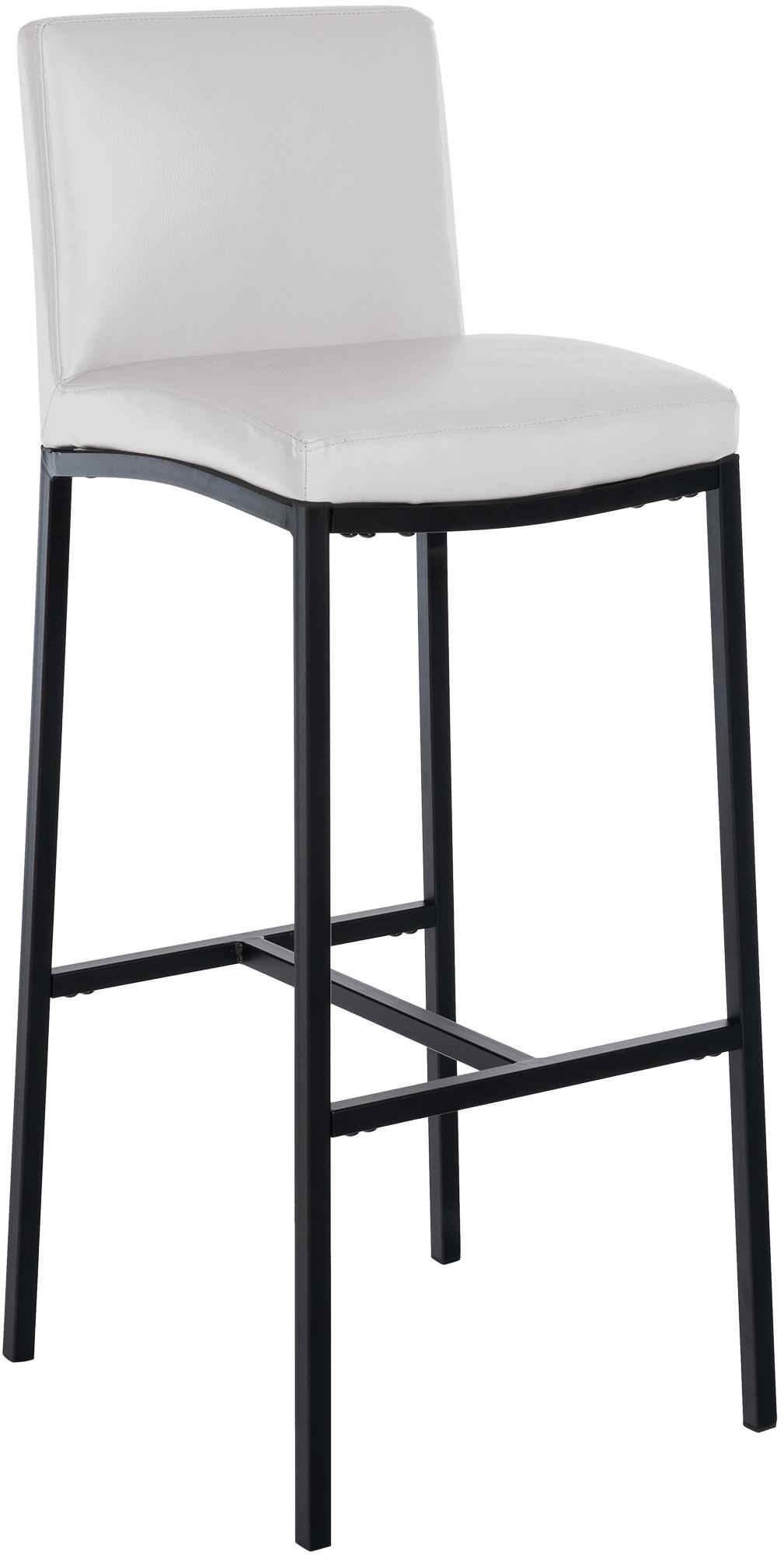 Barstoel, Kruk, Rugleuning Ondersteuning - Modern Comfort in Kunstleer of Stof Kleur wit Materiaal kunstleer