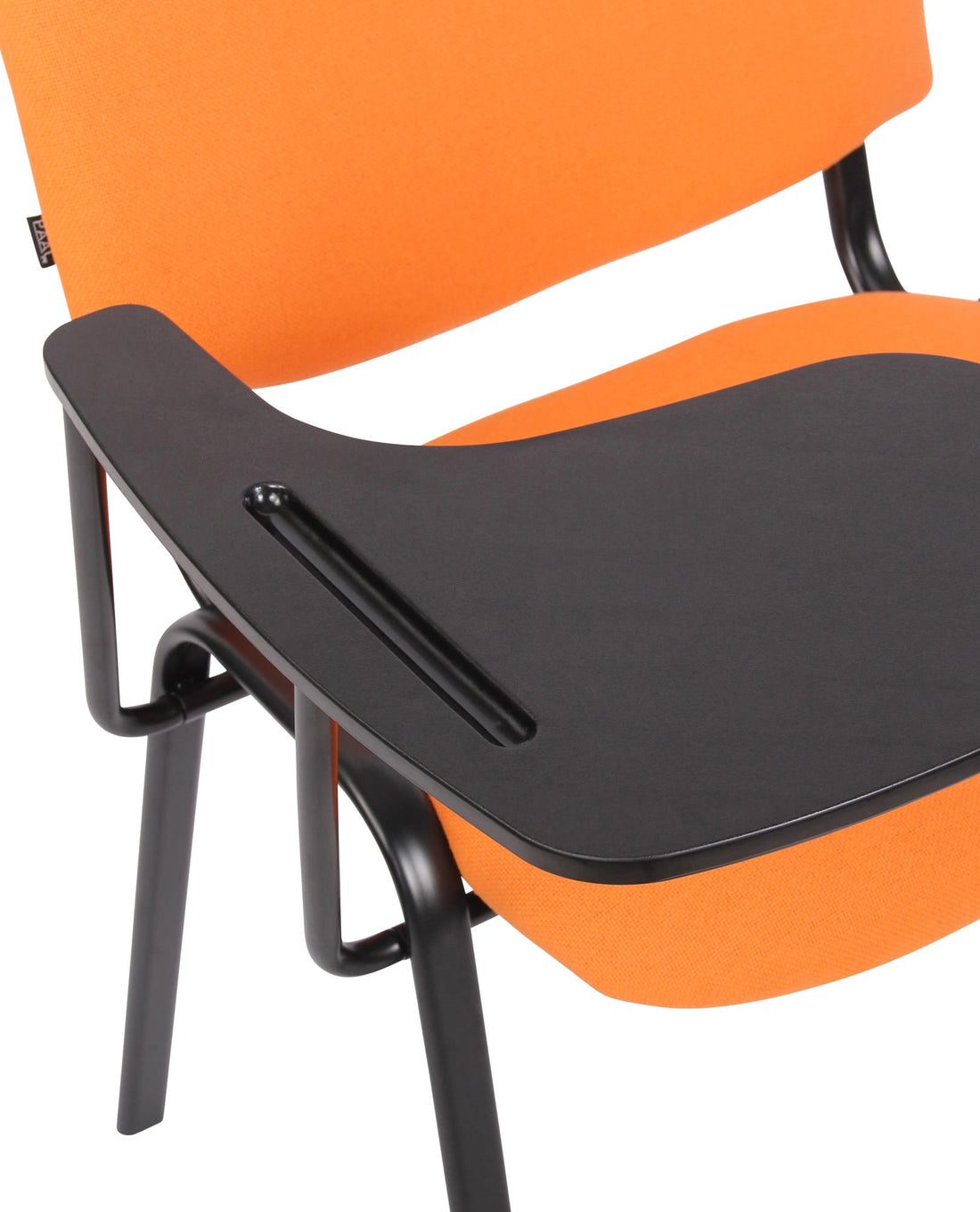 Set van 4 Comfortabele Stoelen – Vergaderstoelen – Incl. Klaptafeltje, Ergonomisch & Stabiel Kleur oranje