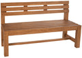 Stijlvolle Teak Tuinbank - Houten Zitbank - Duurzaam Weerbestendig Design Kleur teak Maat