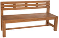 Stijlvolle Teak Tuinbank - Houten Zitbank - Duurzaam Weerbestendig Design Kleur teak Maat