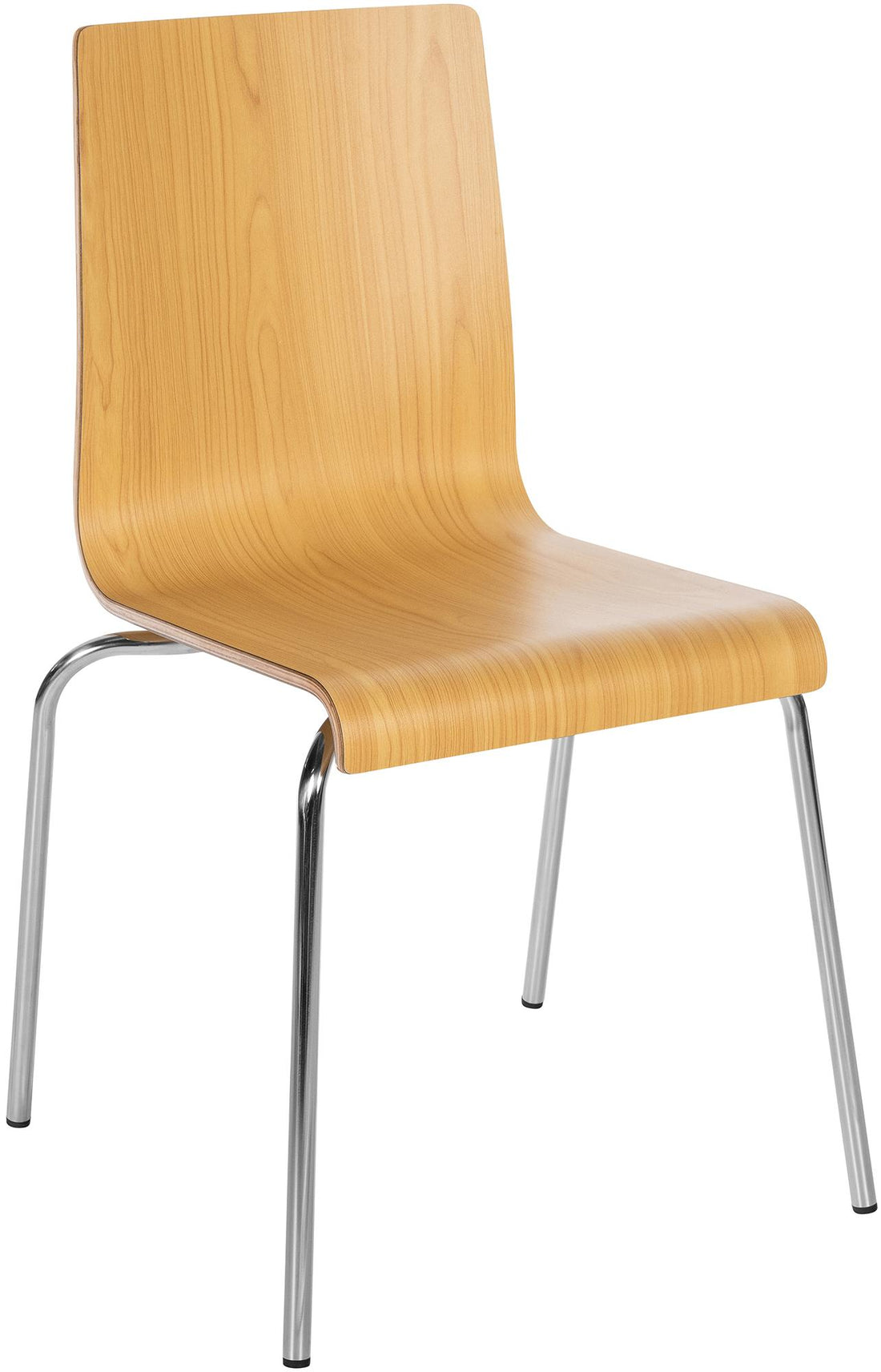 Stapelstoelen - Multifunctionele Zitmeubels - Ruimtebesparend ontwerp, Krastbestendig Design Kleur natuur
