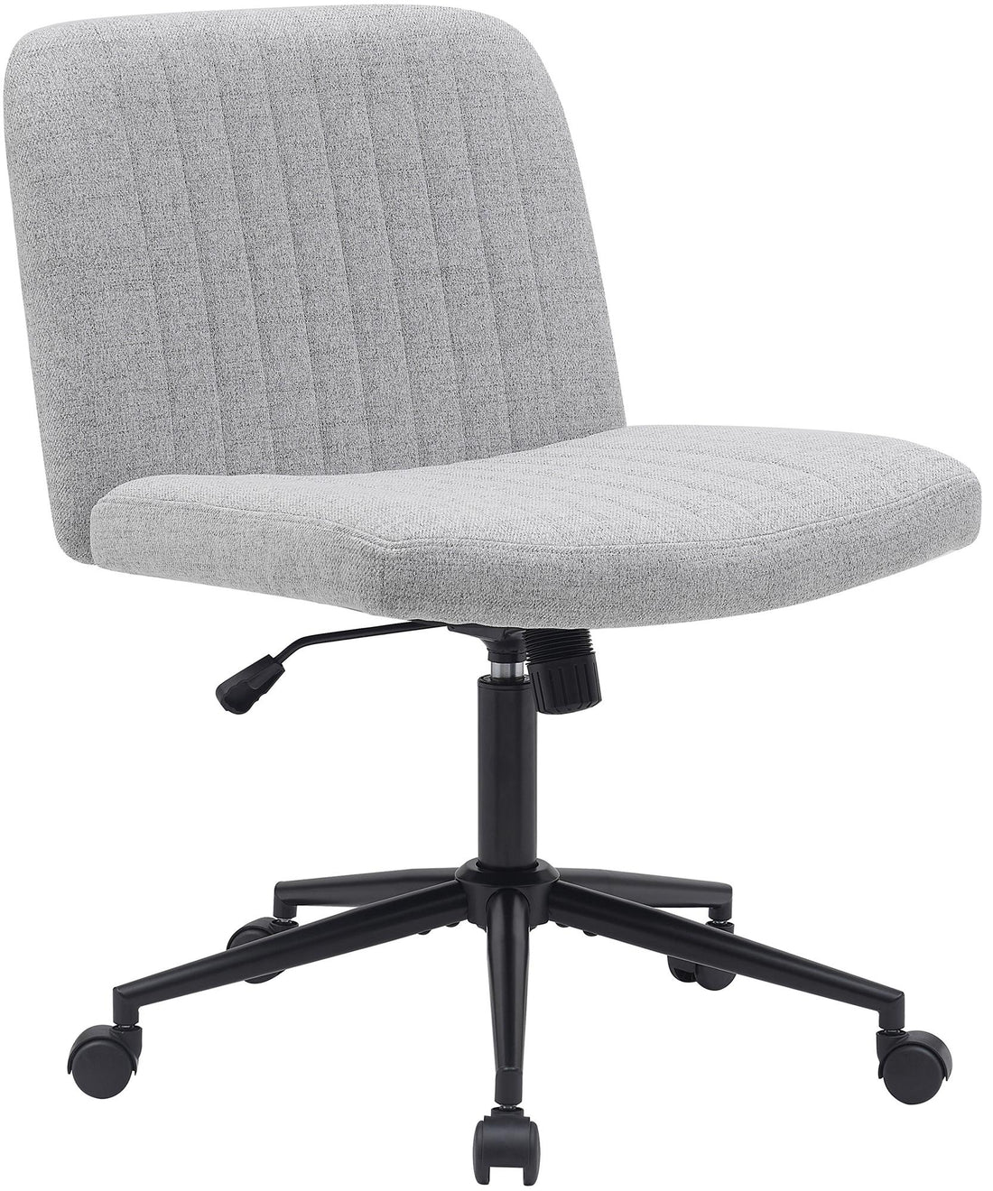 Bureaustoel - Ergonomische Draaistoel - Hoogte Verstelbaar & 360 Graden Draaiend Kleur crème Materiaal Stof