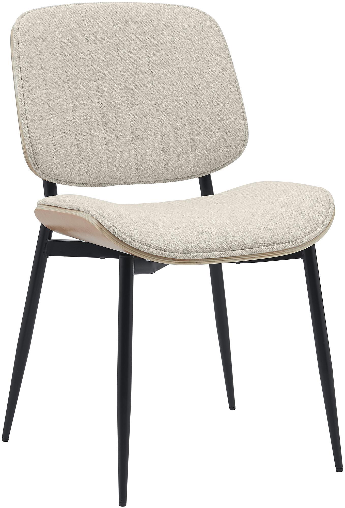 Stijlvolle Eetkamerstoel - Keukenstoel - Comfortabele Zitervaring & Duurzaamheid Kleur natuur/creme Materiaal Stof