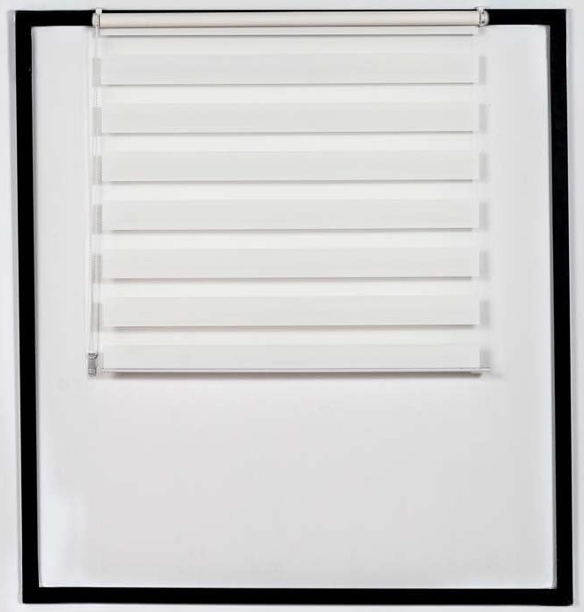 Dubbelrolgordijn, Zebra - Duo-rolgordijnen, Eenvoudige Klemmontage, Verschillende Kleuren&Maten Kleur grijs Maat