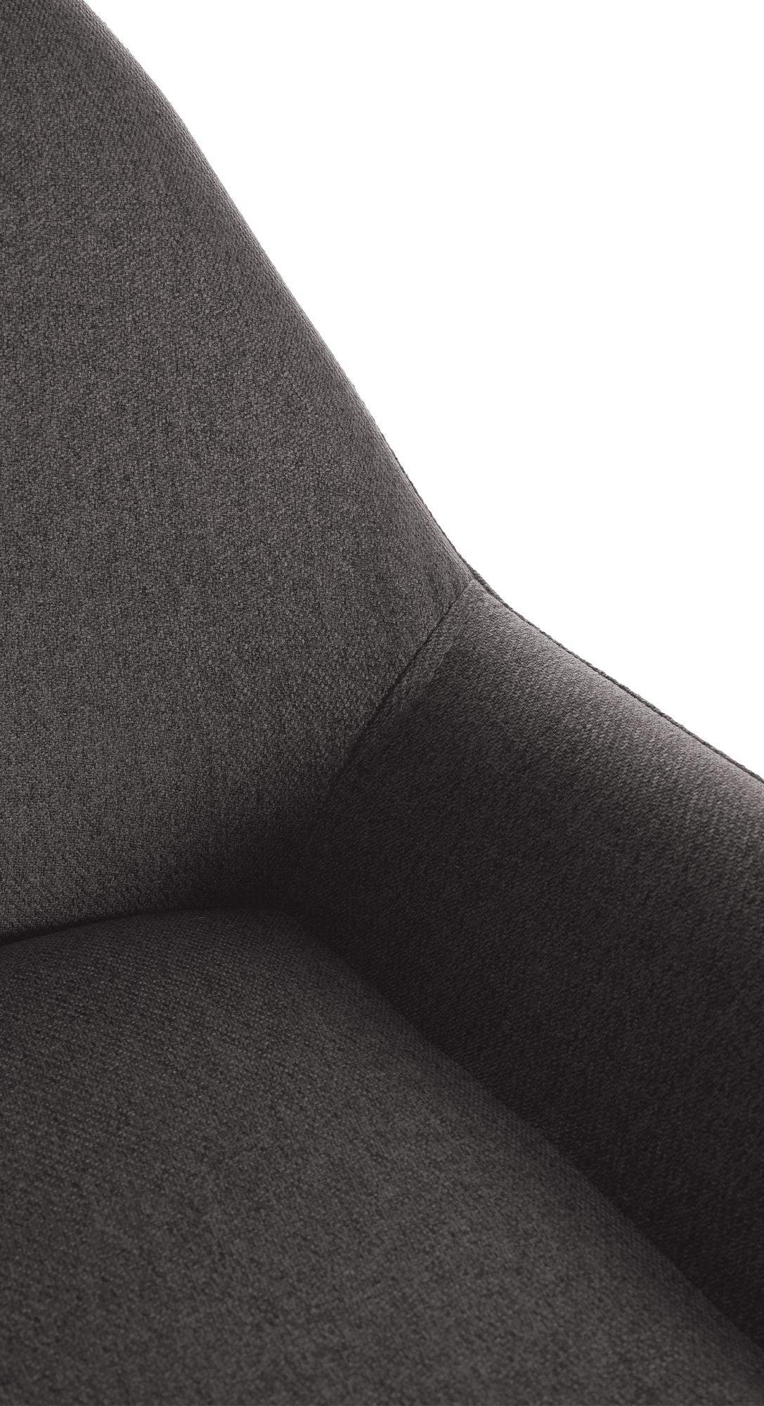 Set van 2 Moderne Barkrukken - Gouden Frame - Verstelbare Zithoogte, 360° Draaibaar Kleur donkergrijs