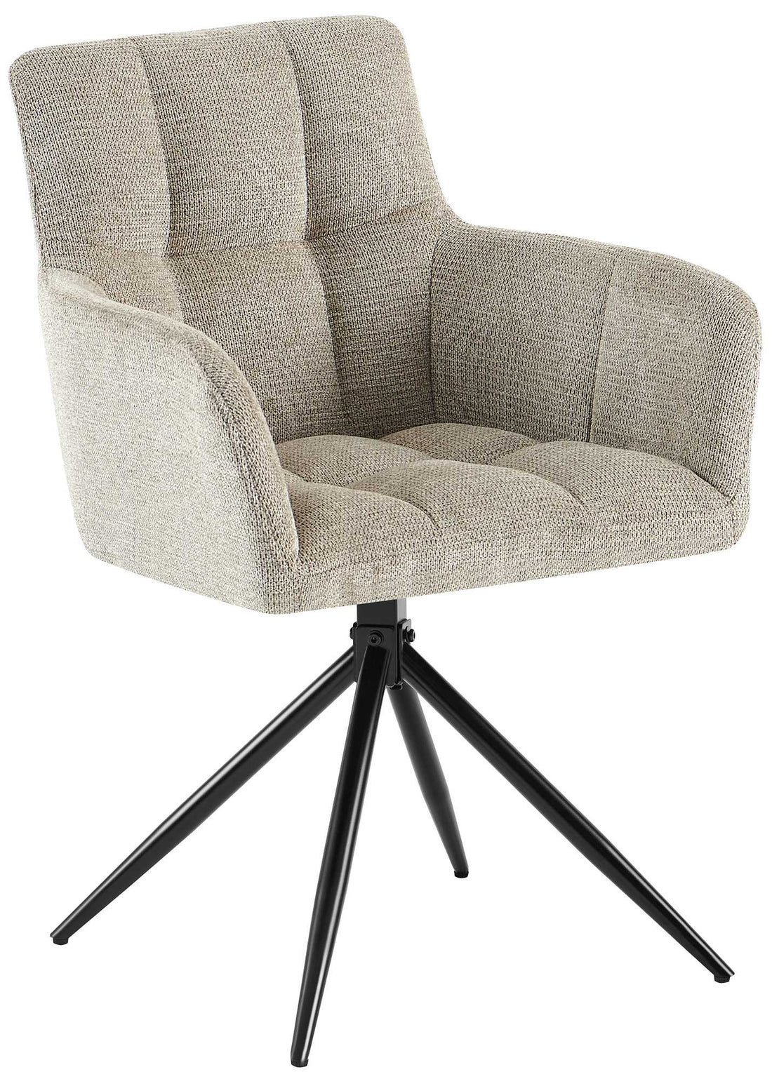 Eetkamerstoel Stof - Comfortstoel - Ultiem Comfort en Duurzaamheid Kleur taupe