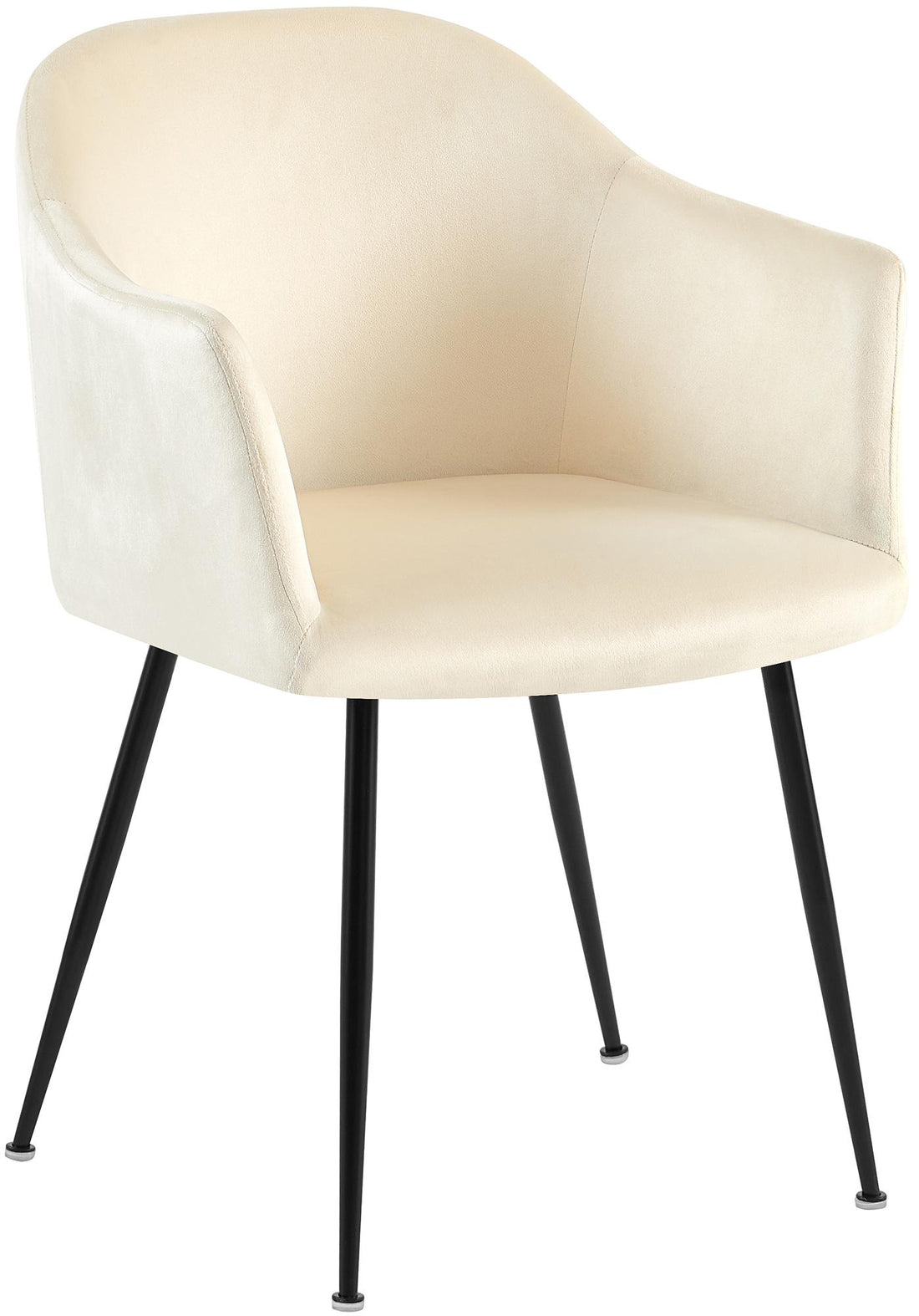 Eetkamerstoel - Fluwelen Fauteuil - Hoog Zitcomfort, Tijdloos Design Kleur donkergrijs