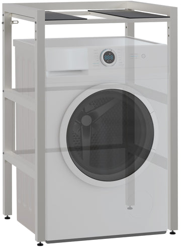 Opslagrek voor huishoudelijke apparaten - Huishoudelijke rek - Max. 300 kg draagkracht Kleur wit