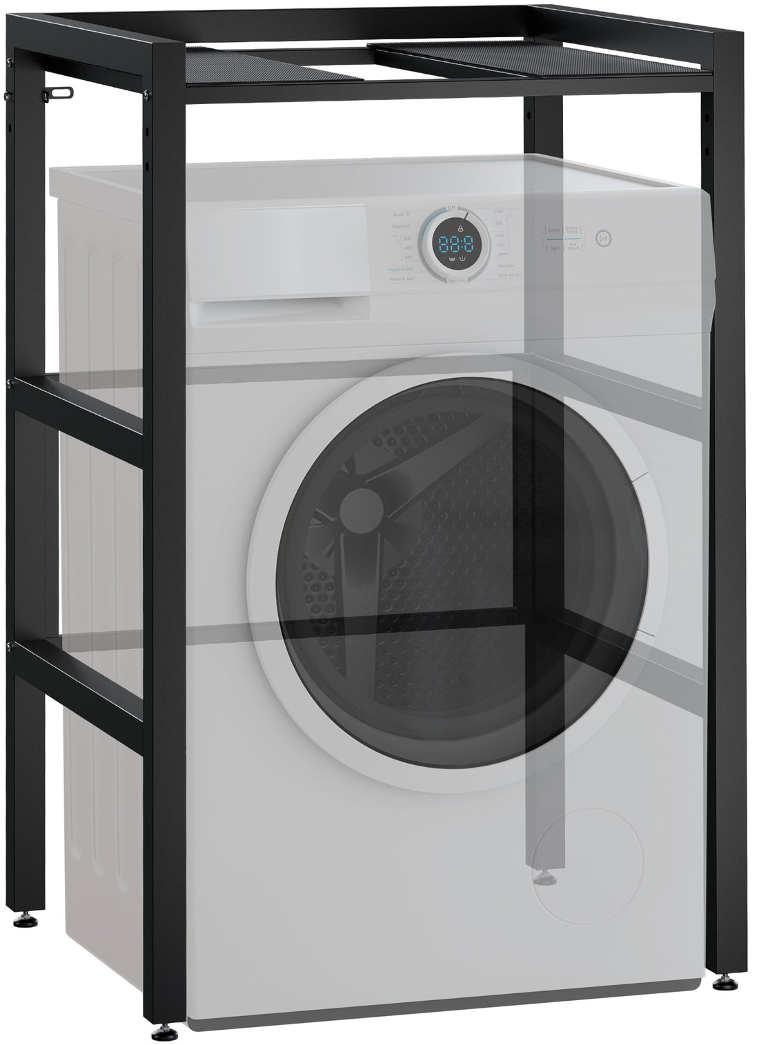 Opslagrek voor huishoudelijke apparaten - Huishoudelijke rek - Max. 300 kg draagkracht Kleur wit