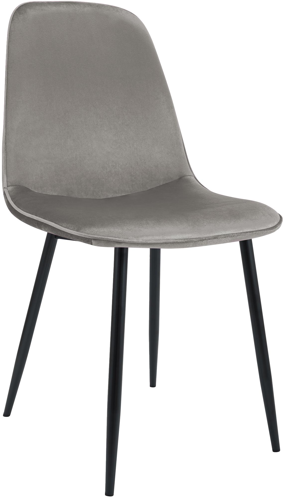 Eetkamerstoel - Dining Chair - Hoog Zitcomfort en Modern Design Kleur lichtgrijs