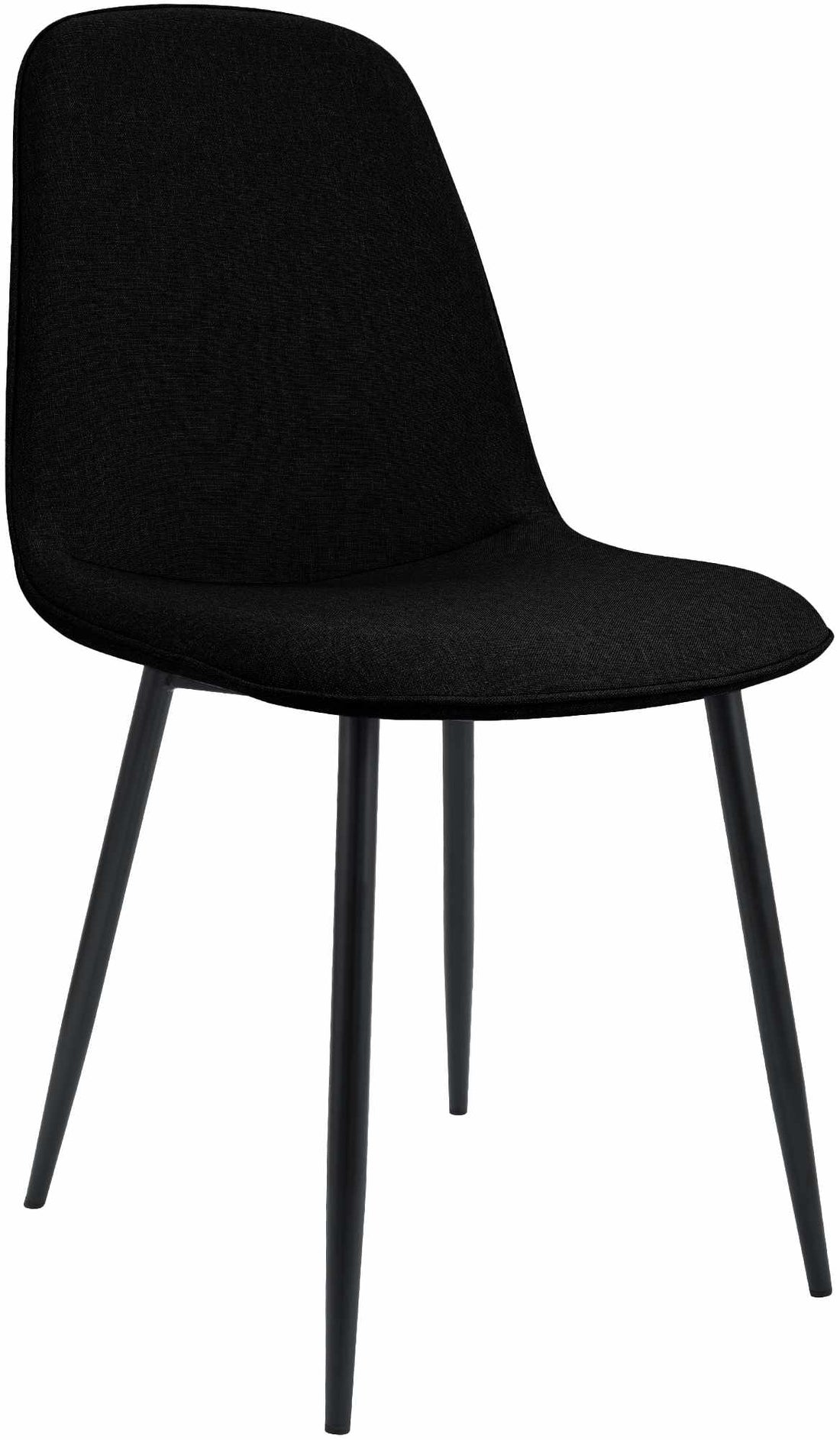 Eetkamerstoel - Dinerstoel - Hoog Zitcomfort, Zwart Metalen Frame Kleur zwart
