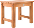 Houten Bijzettafel - Tafeltje - Weerbestendig Teakhout voor Buiten en Binnen Kleur teak