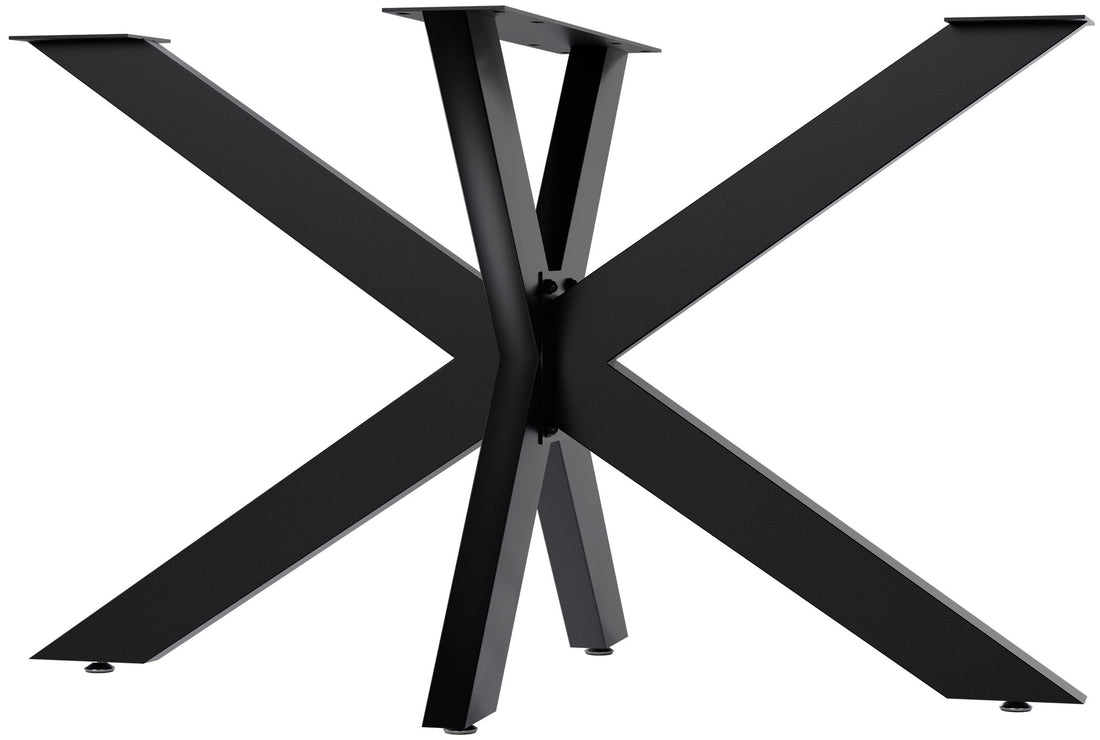 Industriële Stoelpoot - Tafelpoot - Stevig Staal, Eenvoudige Montage Kleur zwart