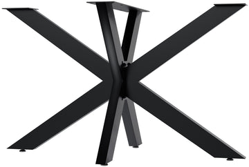 Industriële Stoelpoot - Tafelpoot - Stevig Staal, Eenvoudige Montage Kleur zwart