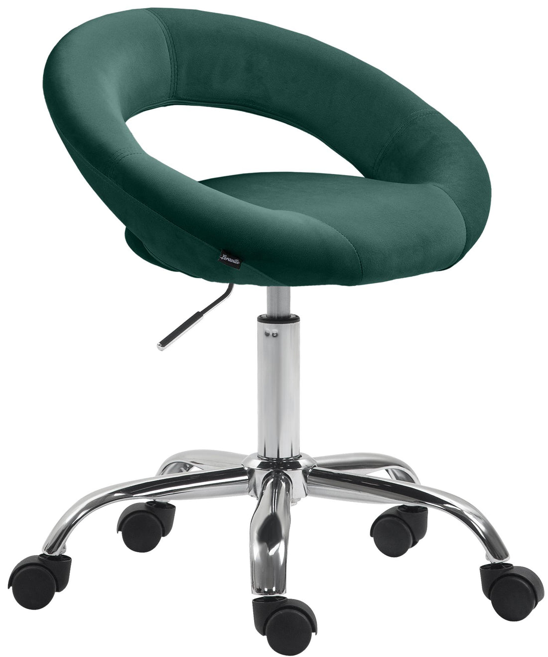 Moderne Werkkruk - Ergonomische Zadelkruk - Comfortabele Rugleuning, Geschikt voor Kapsalons Kleur groen