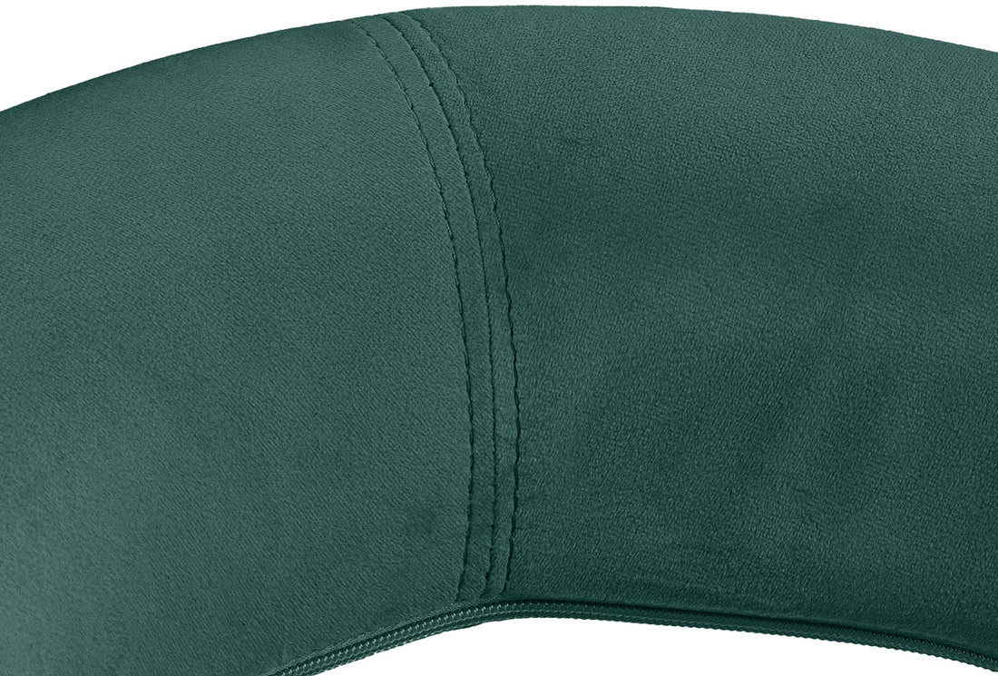 Moderne Werkkruk - Ergonomische Zadelkruk - Comfortabele Rugleuning, Geschikt voor Kapsalons Kleur groen