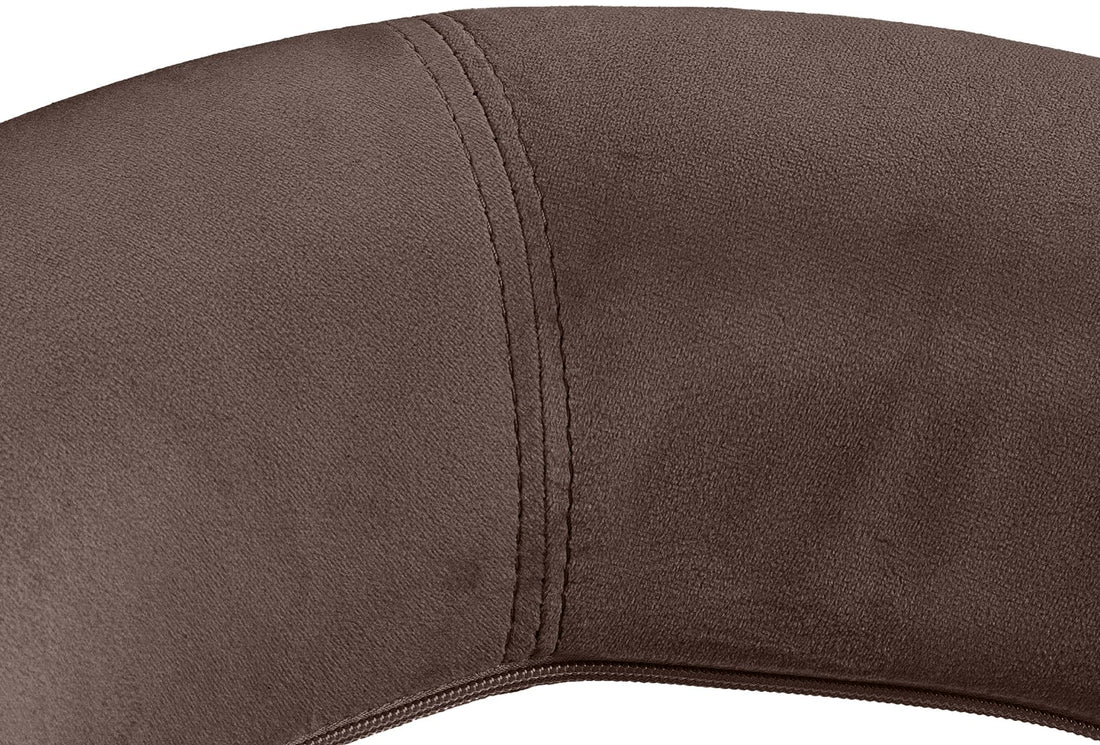 Verstelbare Fluwelen Barkruk - Elegantie - Comfortabele Zitervaring Kleur bruin