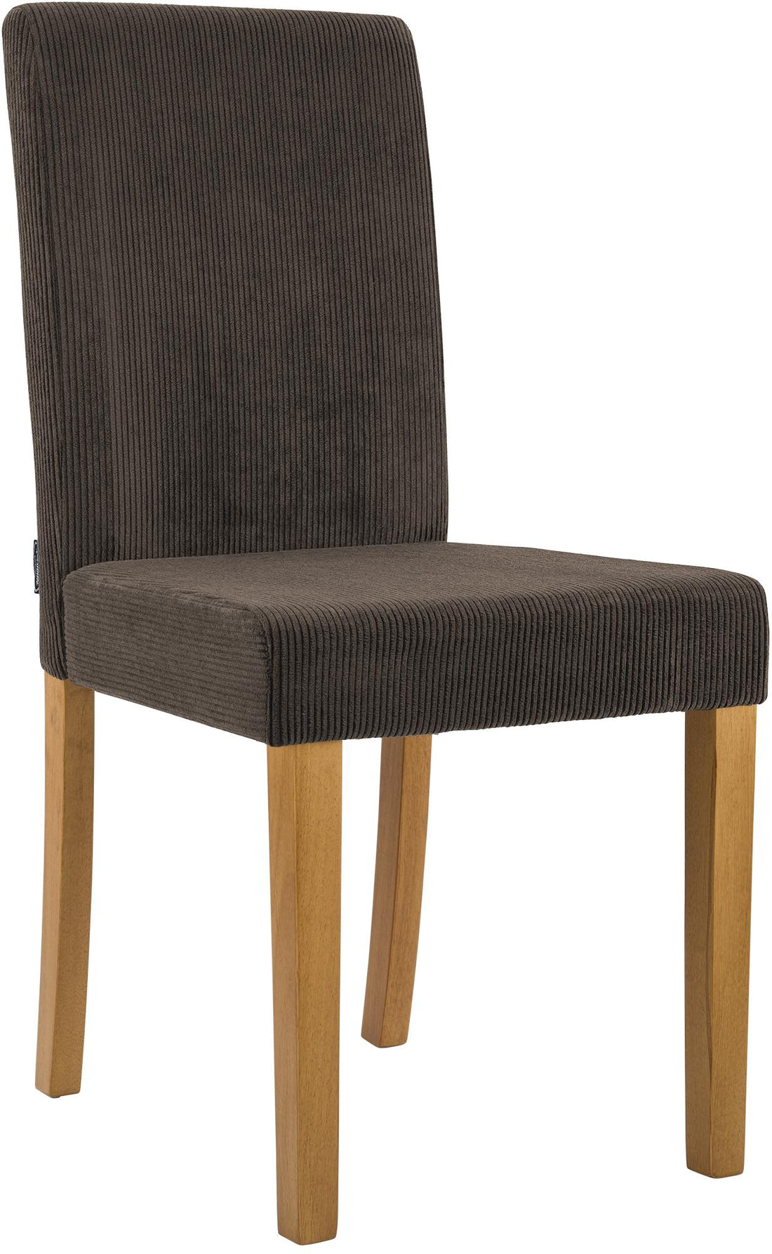<strong>Eetkamerstoel - Kuipstoel - Comfortabel zitcomfort - Corduroy bekleding, Kleur bruin