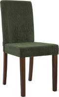 Moderne Corduroy Eetkamerstoel - Keukenstoel - Hoog Zitcomfort - Donkergroen, Trendy & Stevig Kleur groen