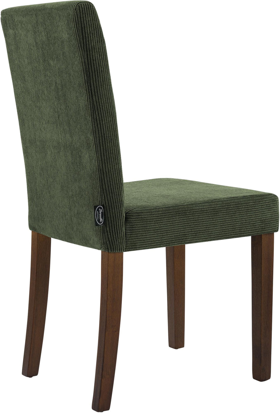 Moderne Corduroy Eetkamerstoel - Keukenstoel - Hoog Zitcomfort - Donkergroen, Trendy & Stevig Kleur groen