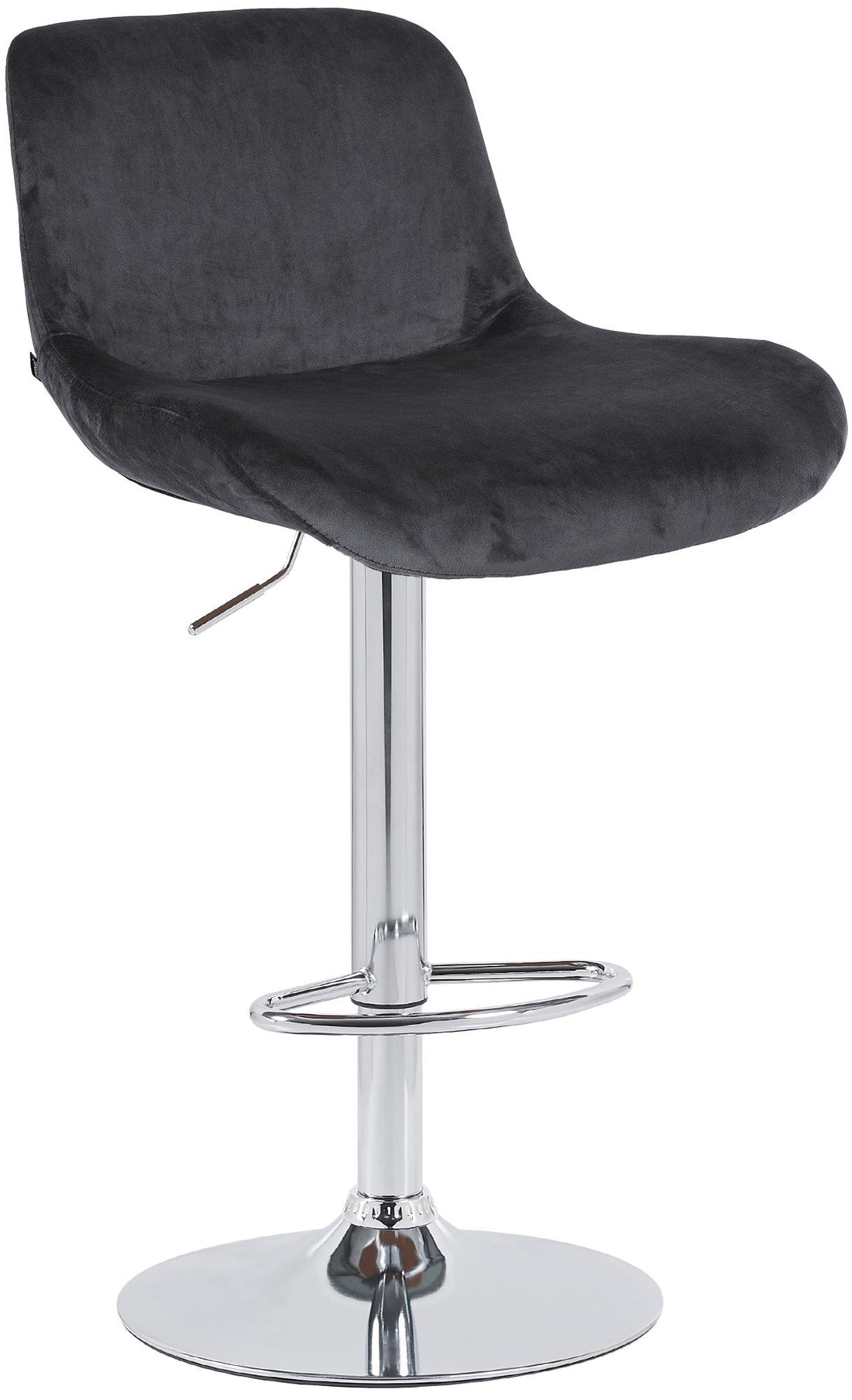 Barkruk - Moderne Kruk - Hoog Zitcomfort, Verstelbaar & Draaibaar Kleur zwart