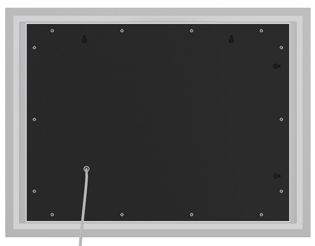 LED Badkamerspiegel 60x80 cm - Wandspiegel - Anti-condens en Dimbare Verlichting Kleur helderglas
