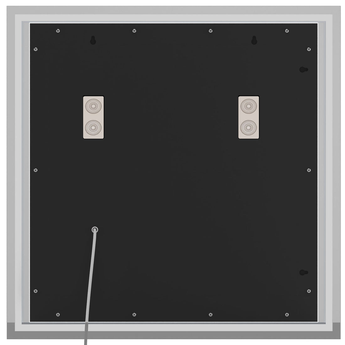 Badkamerspiegel met Bluetooth-luidsprekers - Wandspiegel - Anti-condens & Dimbare LED-verlichting Kleur helderglas