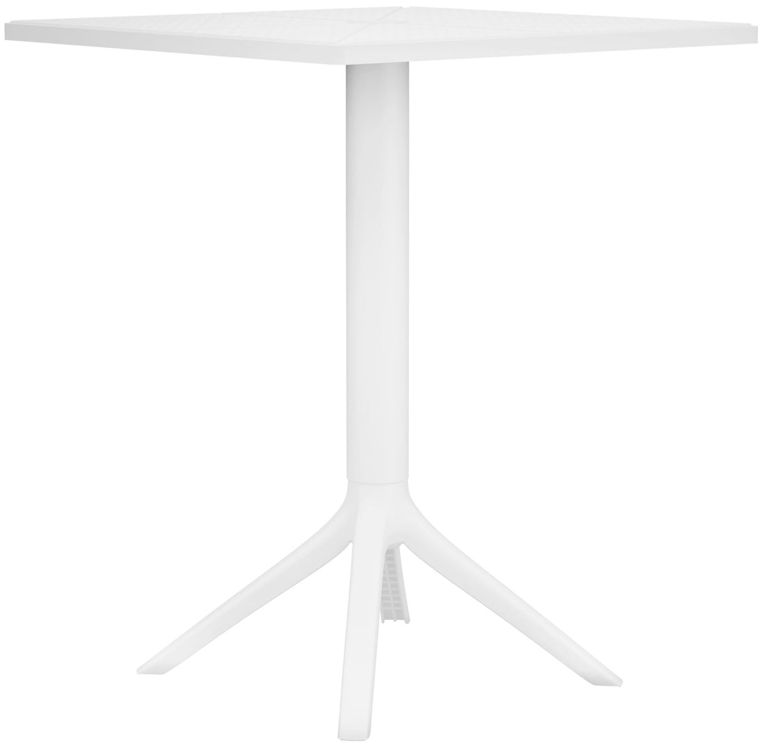 Witte Tuintafel - Balkontafel - Weerbestendig & Ruimtebesparend Design Kleur wit