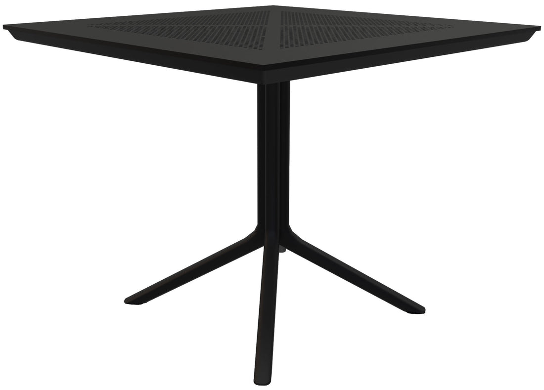 Tuintafel 80x80 cm - Balkontafel - Weerbestendig & Duurzaam Design Kleur zwart