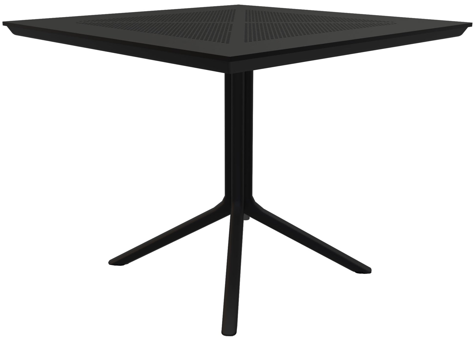 Tuintafel 80x80 cm - Balkontafel - Weerbestendig & Duurzaam Design Kleur zwart