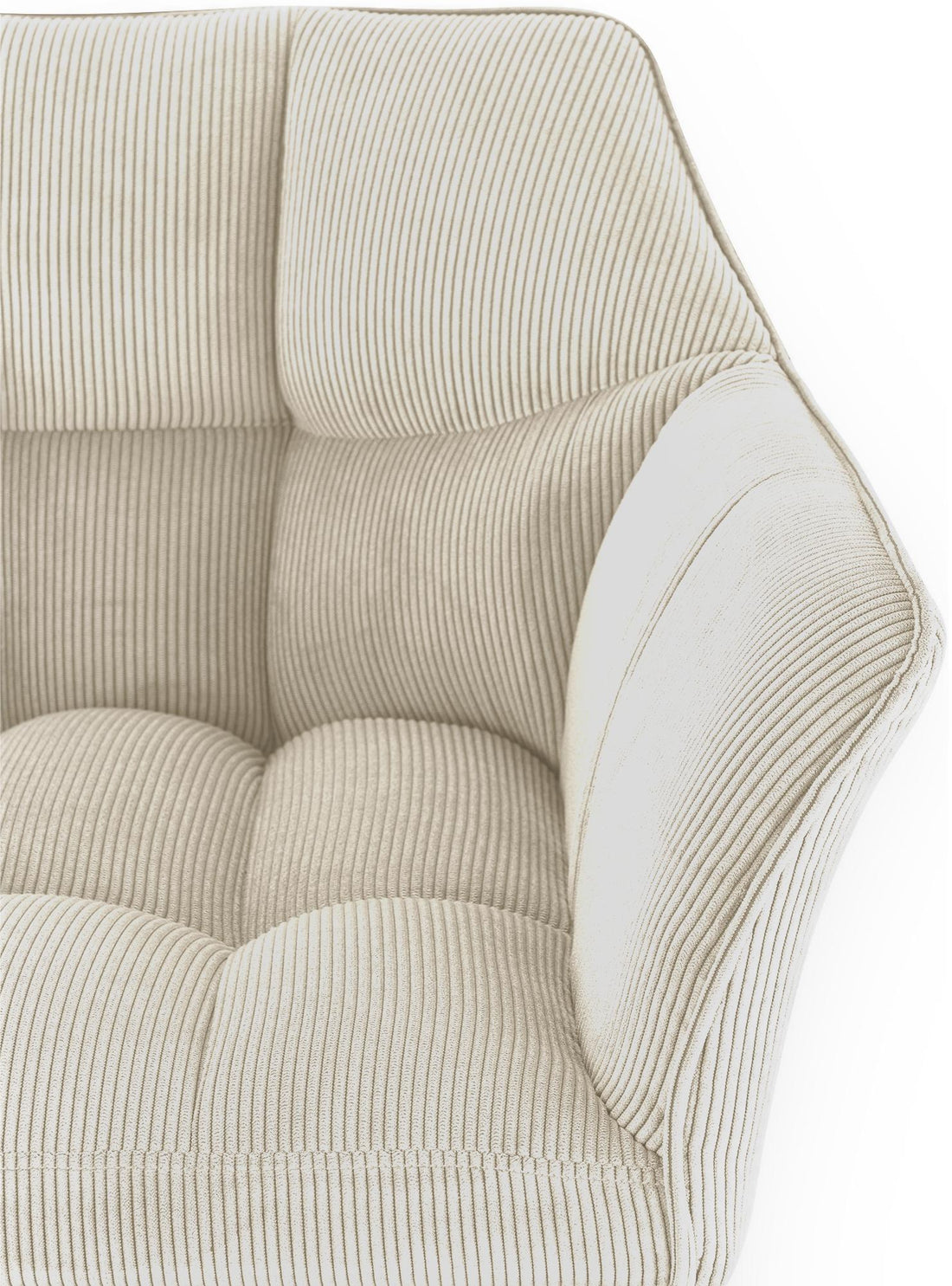 Barkruk, Barstoel, Verstelbaar & Robuust - Roestvrij Staal, 240 kg draagkracht, Modern Design Kleur crème