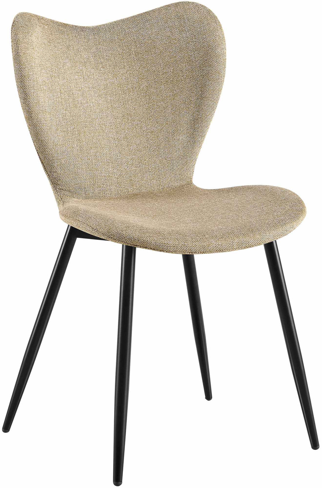 Eetkamerstoel Taupe - Velvet Stoel - Ergonomisch Comfort - Stabiel metalen frame, makkelijk te Kleur taupe