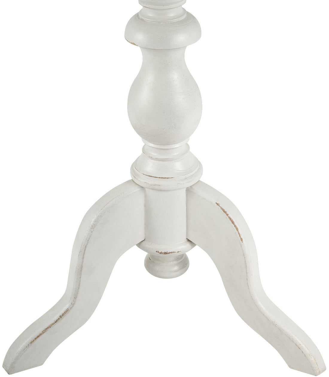 Ronde bijzettafel 50 cm – Salontafeltje – Elegant design & stevig – Antiek wit – 18 kg draagkracht Kleur antiek wit