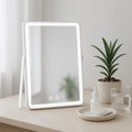 Verlichte Make-up Spiegel - Schminkspiegel - Instelbare LED-kleuren, Compact Formaat Kleur wit