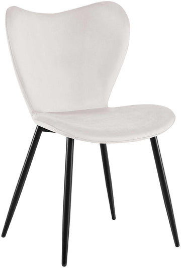 Grijze Fluwelen Eetkamerstoel – Keukenstoel – Ergonomisch Comfort, Stevig & Luxe Design Kleur grijs