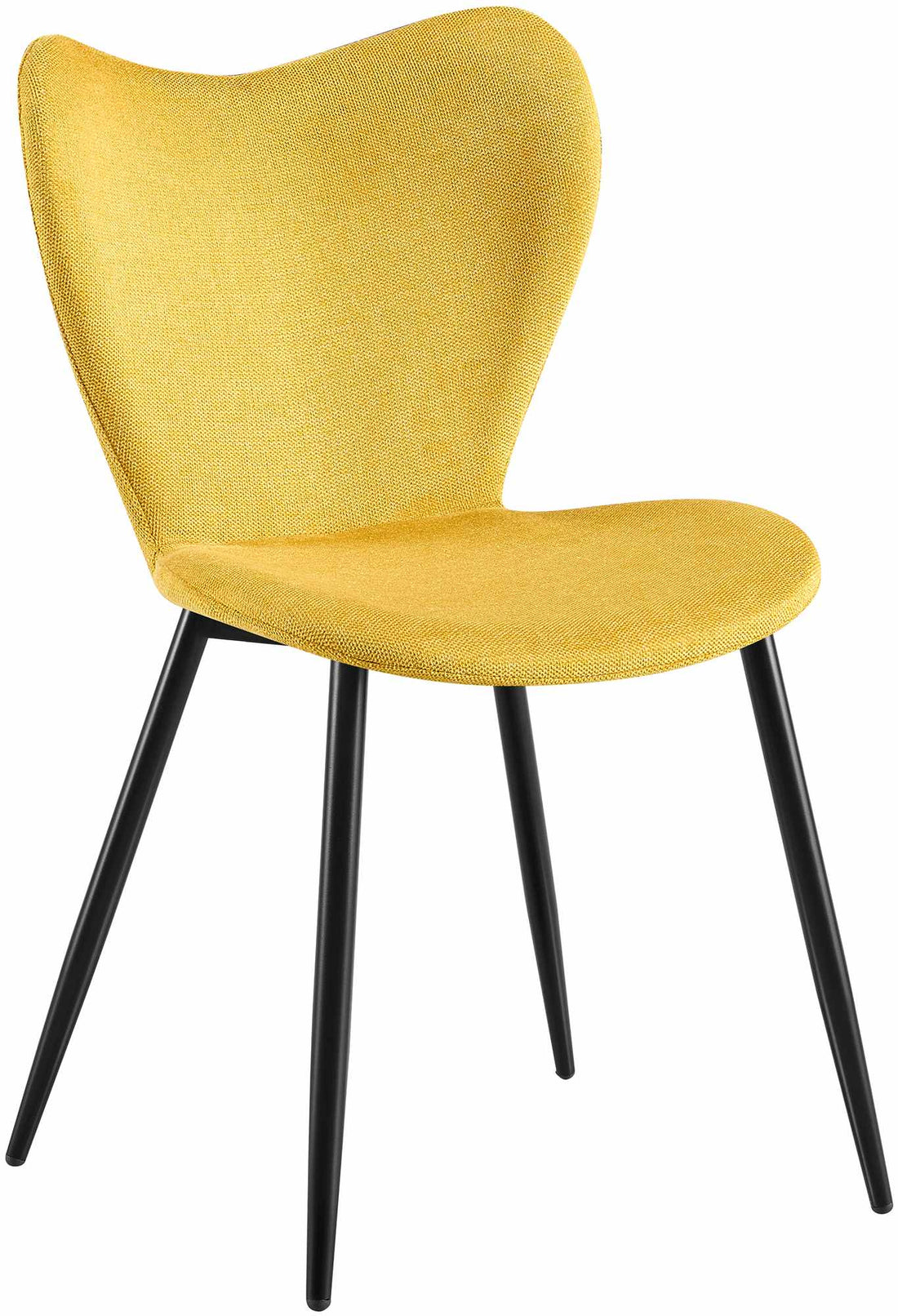 Moderne Gele Eetkamerstoel - Fluwelen Stof - Comfortabel & Ergonomisch - 150kg Draagvermogen Kleur geel