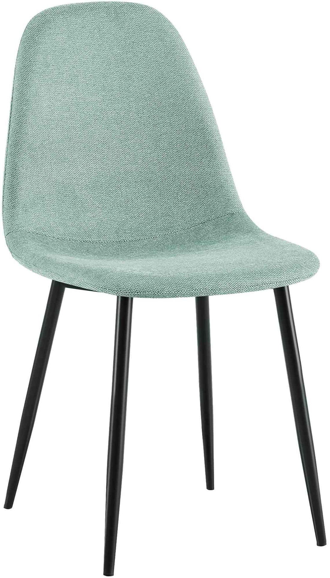 Moderne Eetkamerstoel - Keukenstoel - Onderhoudsvriendelijk Comfort, Hoge Rugleuning, Fluweel Kleur lichtgroen