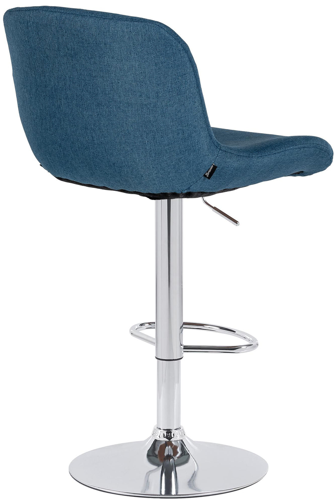 2-delige Set Barkrukken - Barstoelen - Verstelbare Hoogte en 360° Rotatie Kleur blauw