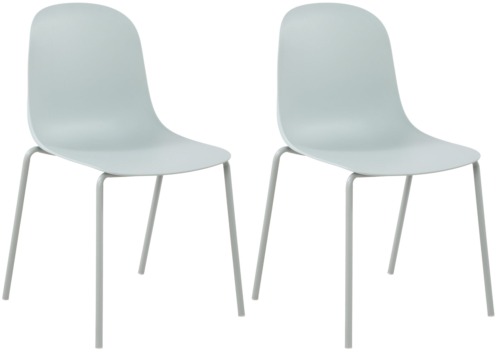 2-delige set Tuinstoelen - Weerbestendige Bistrostoelen, Stapelbaar Design Kleur turkoois