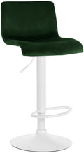 Fluwelen Barkruk - Moderne Design - 360° Draaibaar en Verstelbaar voor Optimaal Zitcomfort Kleur groen