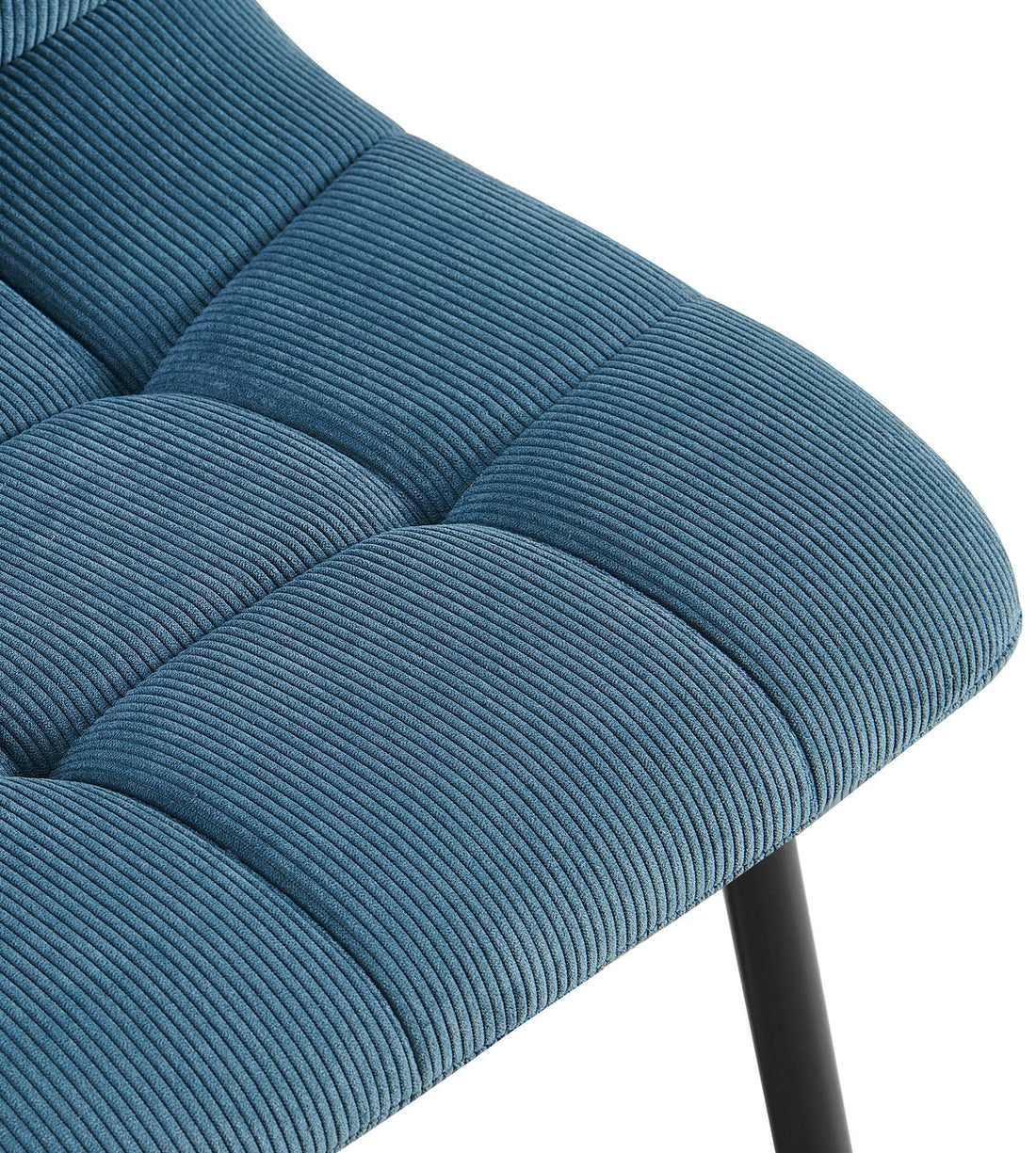 Set van 2 Eetkamerstoelen - Dining Chairs - Modern Comfort en Onderhoudsvriendelijk Kleur blauw