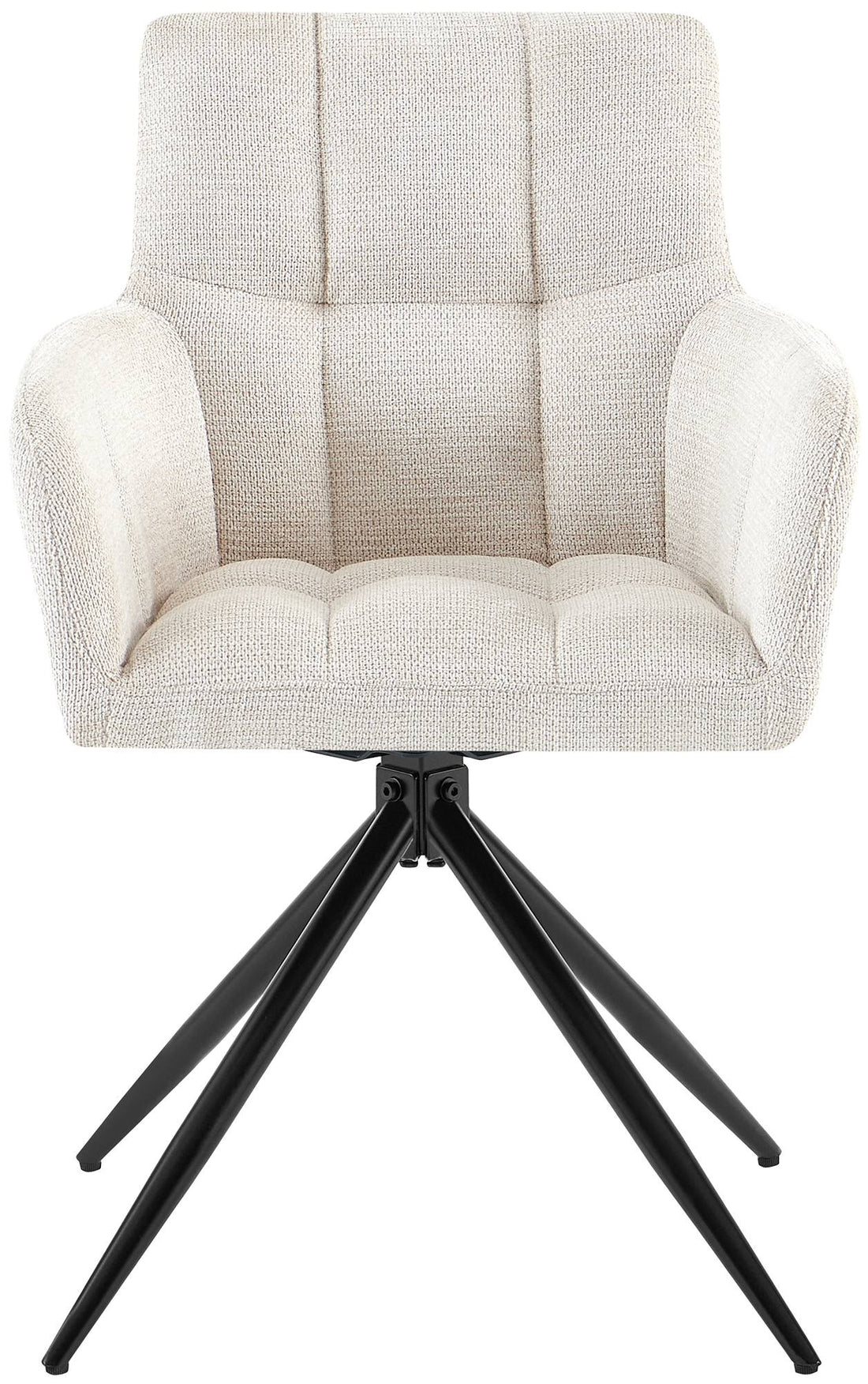 Set van 2 Eetkamerstoelen - Fauteuils - Ultiem Comfort & Robuust Ontwerp Kleur crème