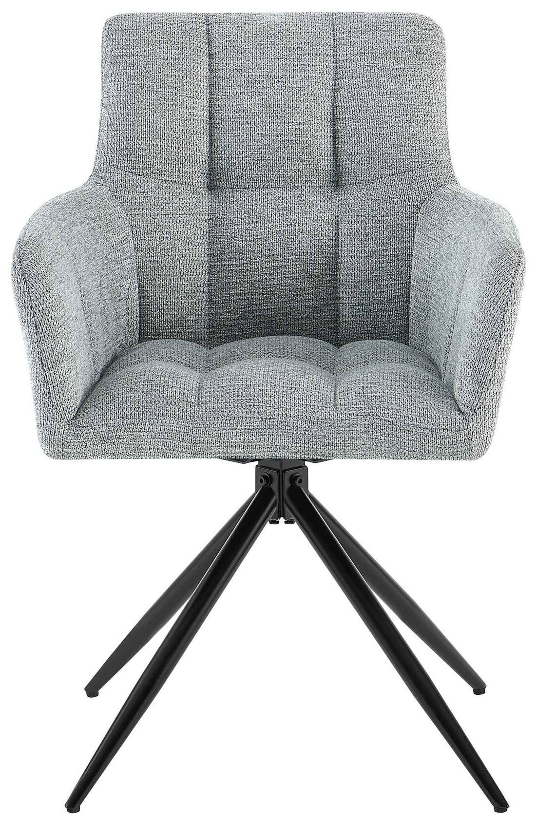 2-delige set Eetkamerstoelen - Fauteuils - Ultiem Comfort Kleur lichtgrijs