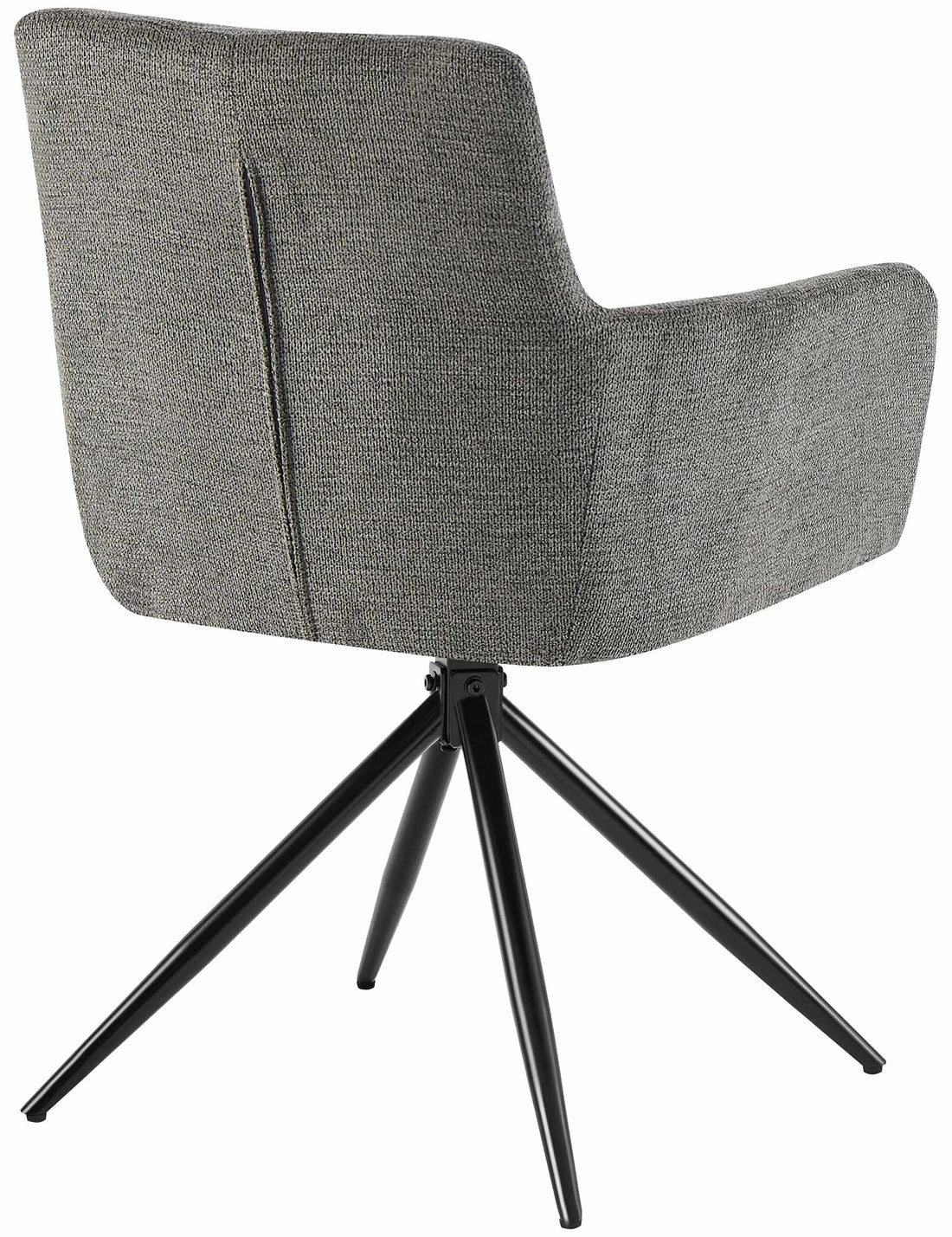 2-delige set Eetkamerstoelen - Keukenstoelen - Ultiem Comfort met Robuuste Constructie Kleur donkergrijs