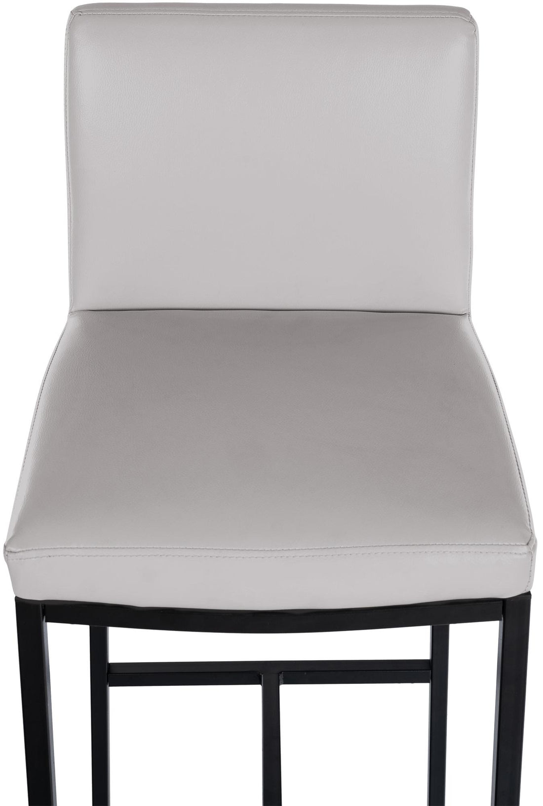 Set van 2 Witte Barkrukken - Kunstleer, Moderne Barstoelen, Comfortabele Zitting, Eenvoudige Montage Kleur wit