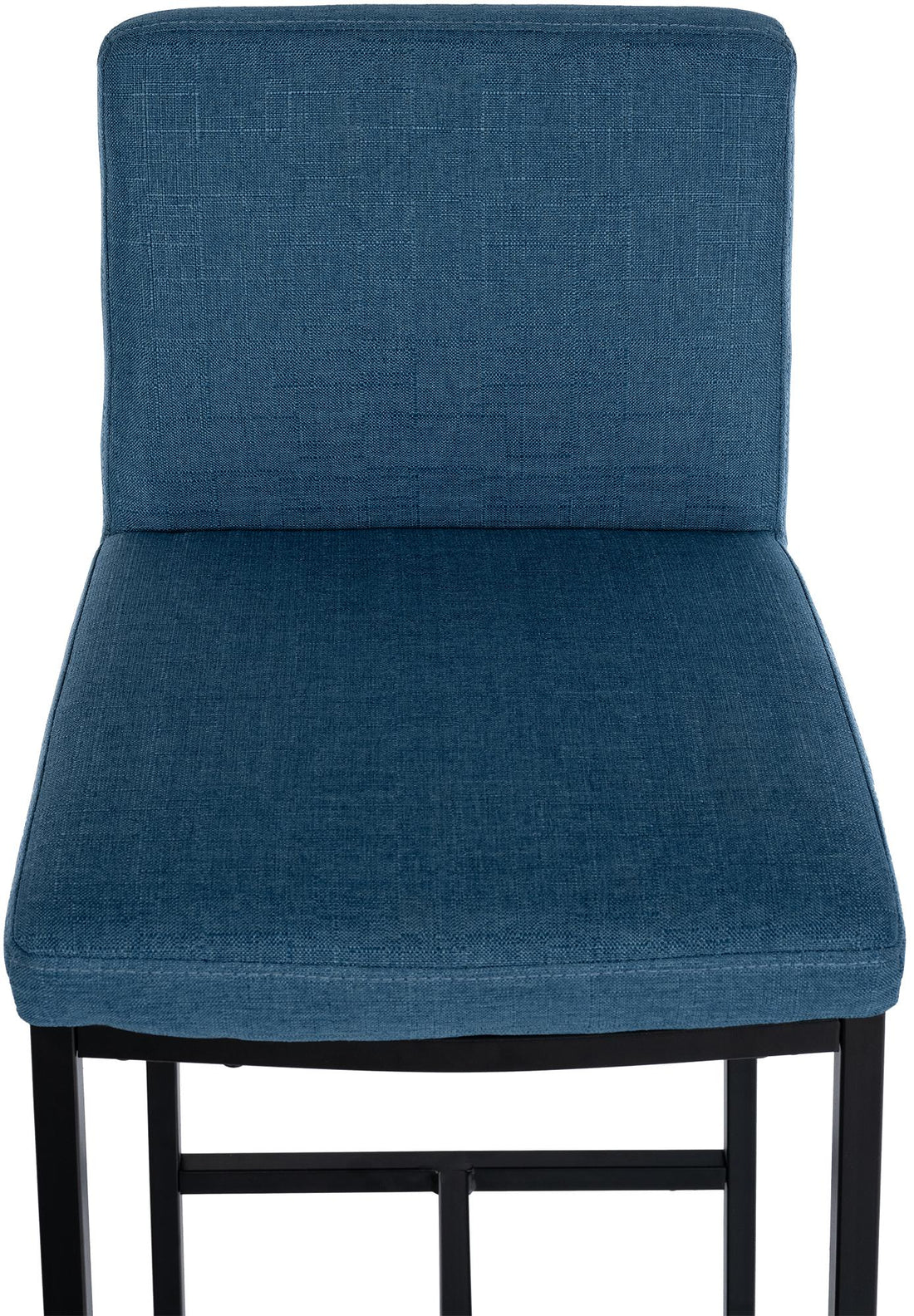Set van 2 barkrukken, barstoelen, comfortabel en modern design, blauw, stof, eenvoudig te monteren Kleur blauw