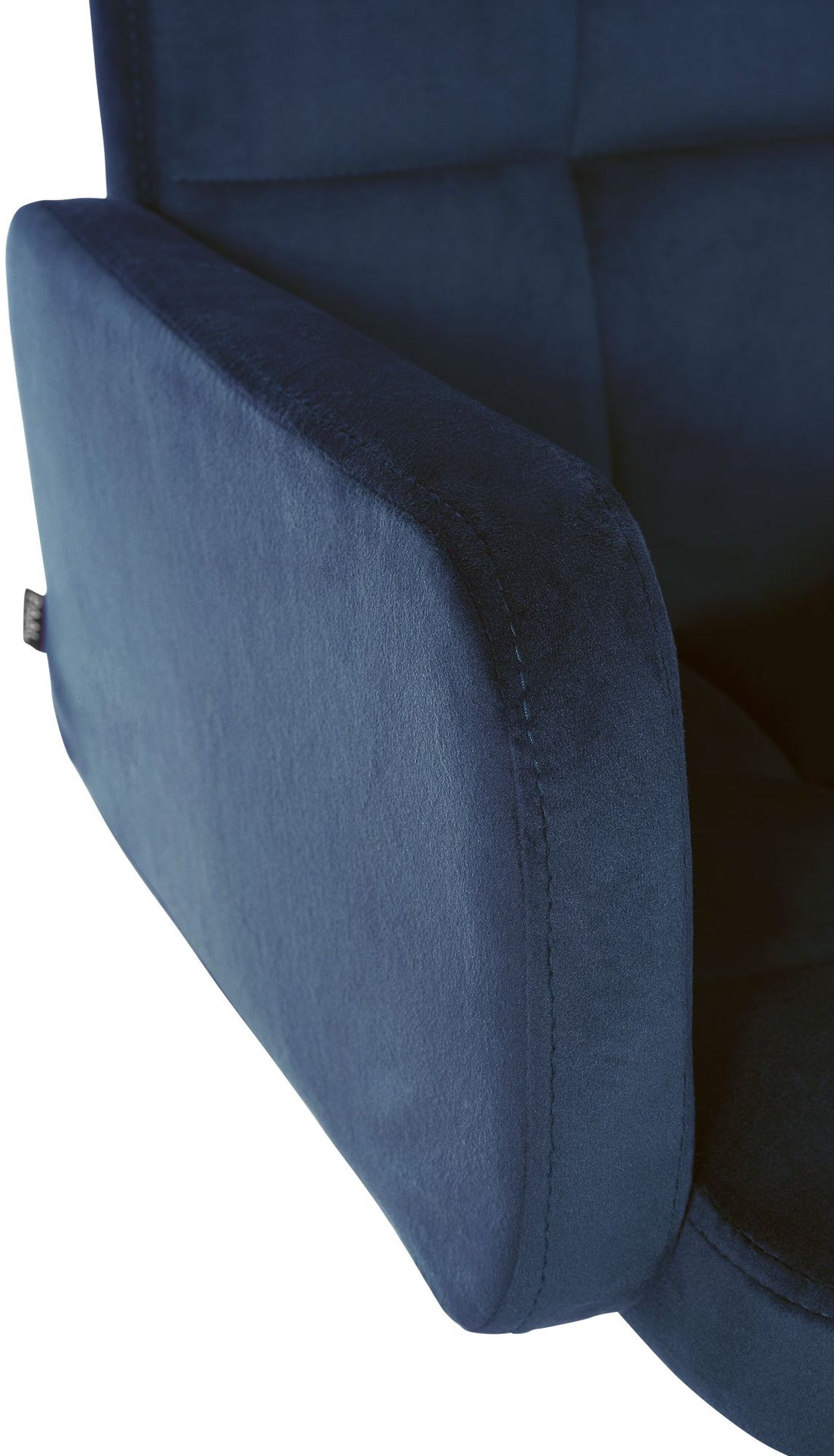 2-delige set Barkrukken – Fluwelen Stoelen – Verstelbaar & 360° draaibaar, Extra Zitcomfort, Blauw Kleur blauw