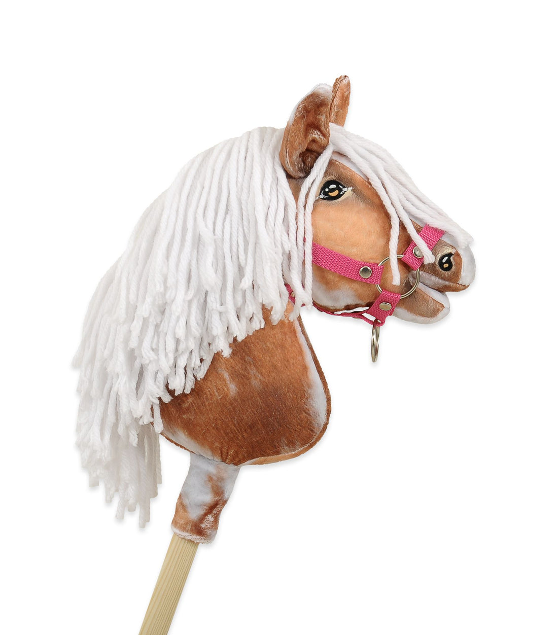 Super Hobby Horse Premium - hobbelpaard op stok - duurzaam minky-stof en stabiele constructie